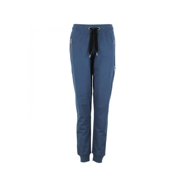 Womens cotton joggers Peak Mountain French Terry Bleu Female S