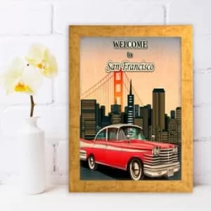 AC331467902 Multicolor Decorative Framed MDF Painting