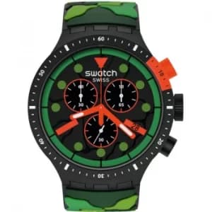 Unisex Swatch Escapejungle Big Bold Chrono Watch