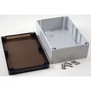 Hammond 1554VA2GYSL Watertight PC Enclosure Smoked Lid 240 x 160 x...