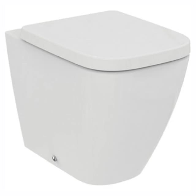 Ideal Standard I.life B White Rimless Back To Wall Toilet Pan With Soft Close Seat