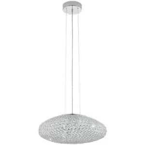 Eglo - Clemente - 3 Light Ceiling Pendant Polished Chrome, E27