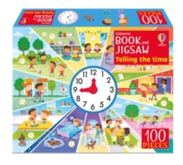 Usborne Book and Jigsaw Telling the Time Paperback / softback