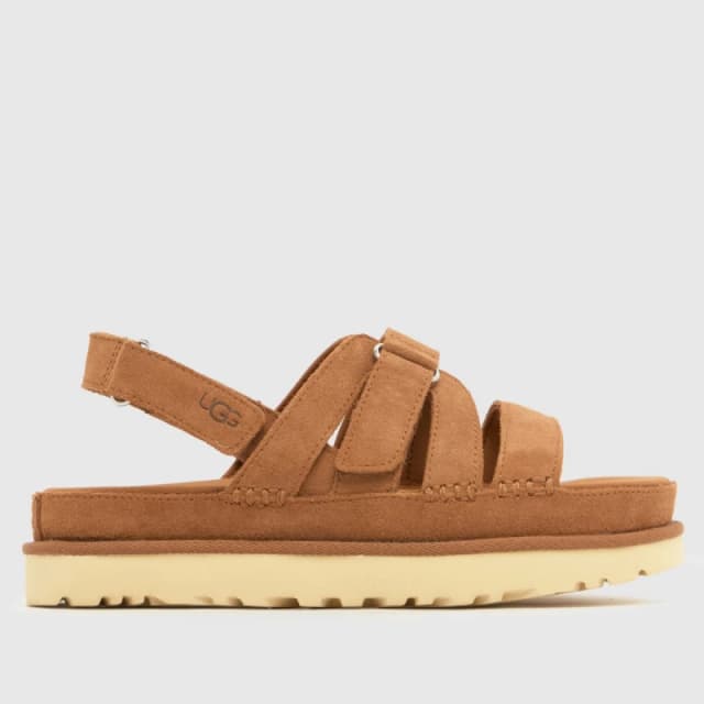 UGG Goldenstar Gleam Sandals in Chestnut Chestnut UK 8 (EU 41)