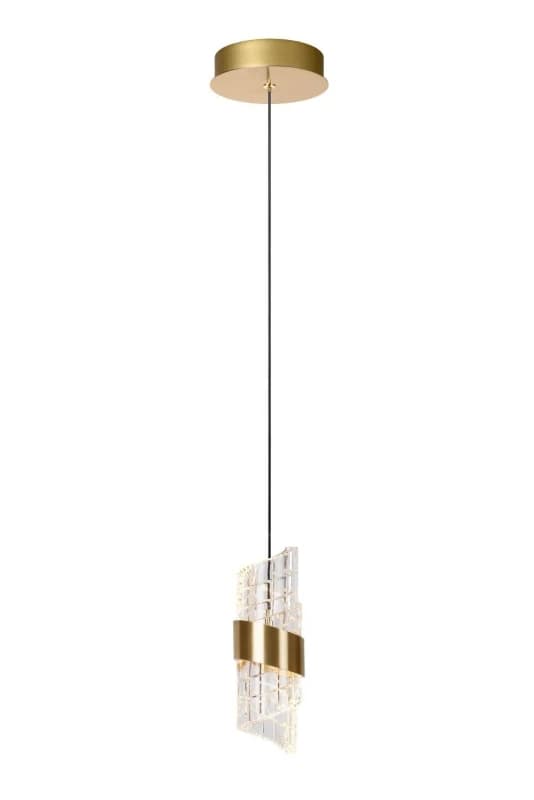 Lucide 'KLIGANDE' Non Dimmable Adjustable Indoor Stylish LED Pendant Light Yellow