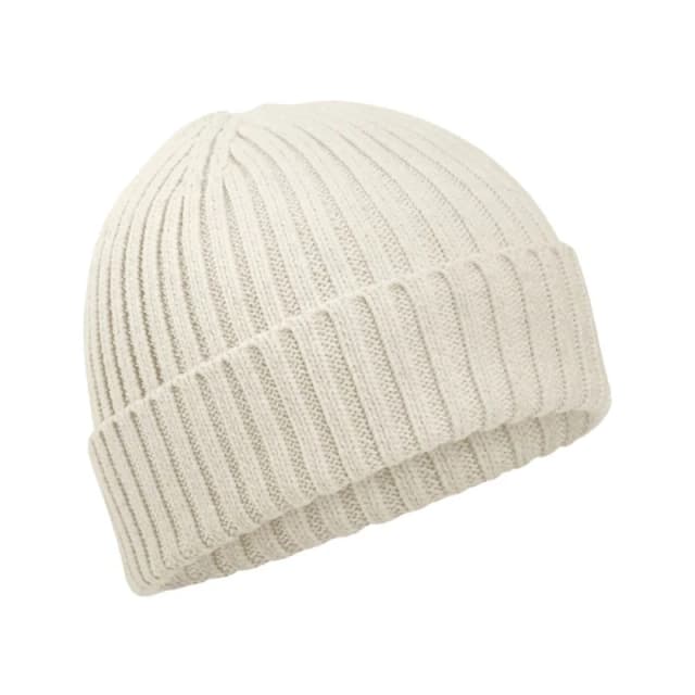 Beechfield Beechfield Men Cotton Beanie in Light Beige Light Beige One Size Male 5063693917371
