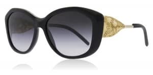 Burberry BE4208Q Sunglasses Shiny Black 30018G 57mm