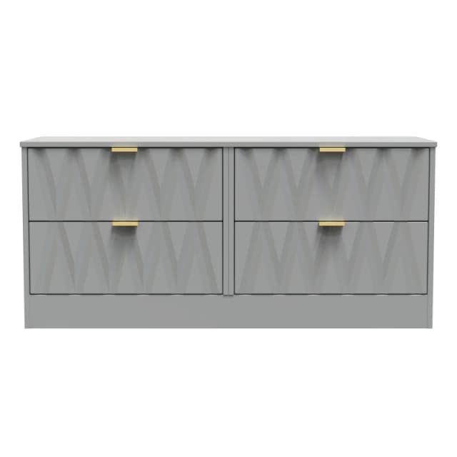 Fiji Ready Assembled Scandinavian White & Oak Tall Double Wardrobe (H)1960mm (W)765mm (D)530mm