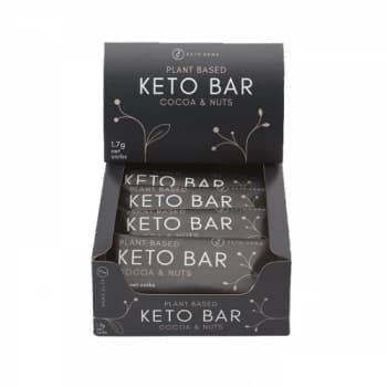 Keto Hana Cocoa And Nuts Keto Bars - 40g x 12 (Case of 1)