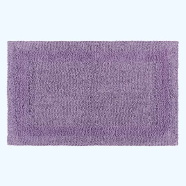 Homescapes Luxury Reversible Extra Large Bath Mat - Lilac