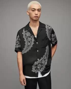 AllSaints Aaran Paisley Shirt