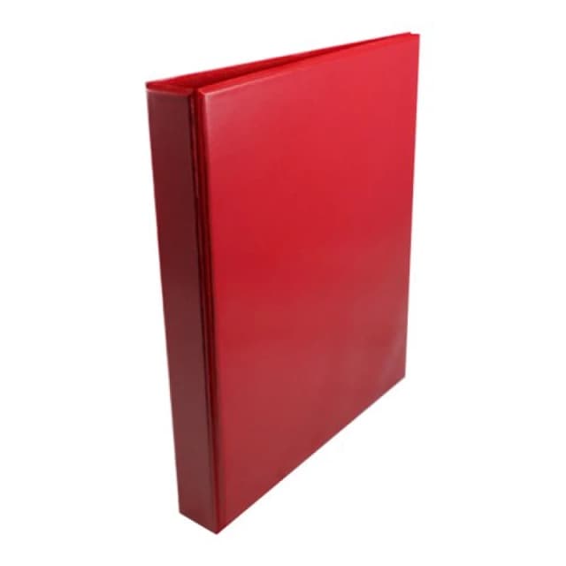 5 Star Office A4 Presentation Ring Binder Polypropylene 25mm 4D-Ring Red (10 Pack) 933023