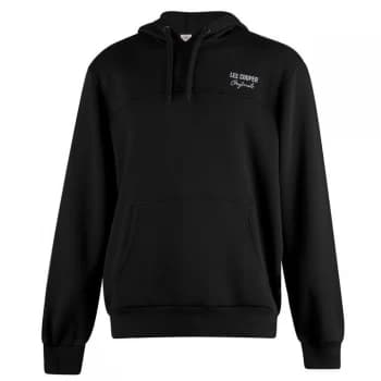Lee Cooper Hoodie Mens - Black