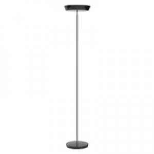 Alba Fluoring Floor Lamp Black FLUORINGNUK