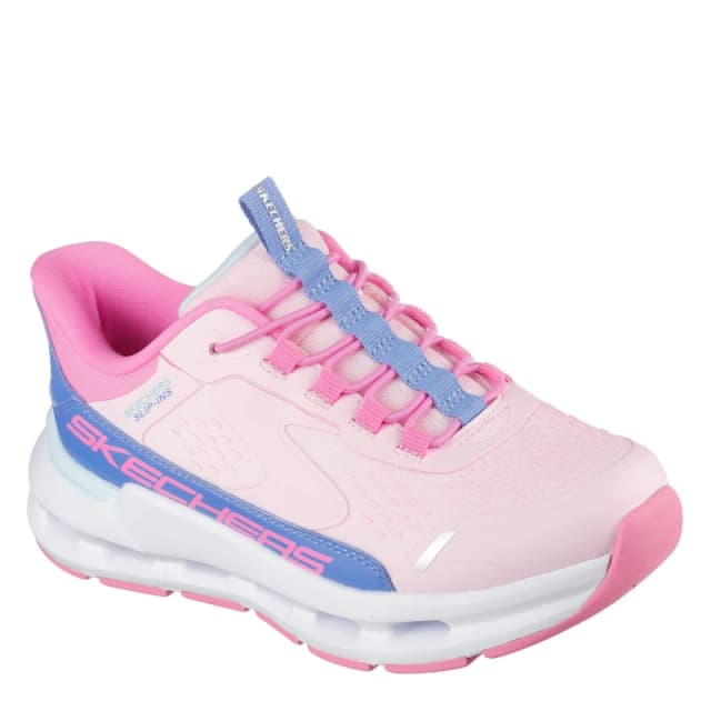 Skechers Glide-Step + - Vista Lane Slip On Runners Girls Pink/Blue female 3 (36)