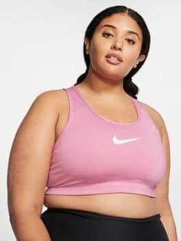 Nike Medium Support Swoosh Bra (Curve) - Flamingo