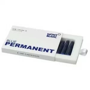 Mont Blanc Permanent Blue Ink Cartridges