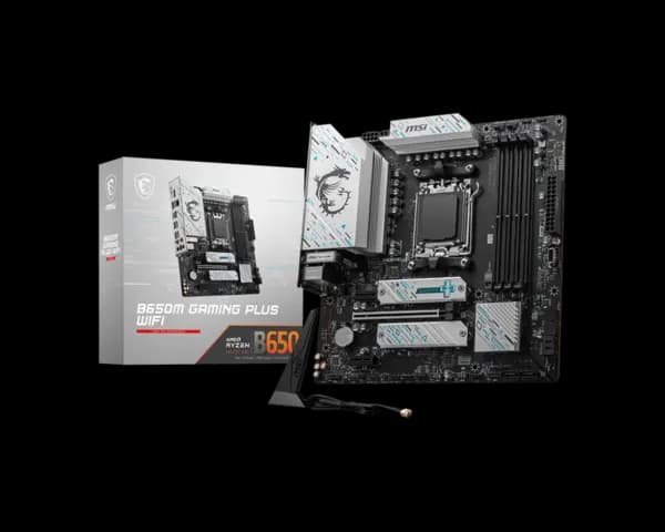MSI B650M GAMING PLUS WIFI mATX Motherboard for AMD AM5 CPUs