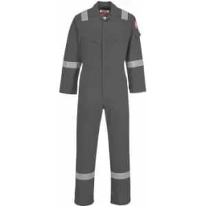 Portwest FR50 Grey Sz 4XL Tall Flame Resistant Anti-Static Boiler Suit Coverall Overall