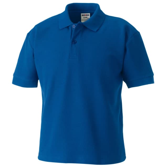 Jerzees Schoolwear Jerzees Schoolgear 65 35 Pique Polo Shirt in Royal Size: 3-4 Years Royal Unisex 3-4 Years