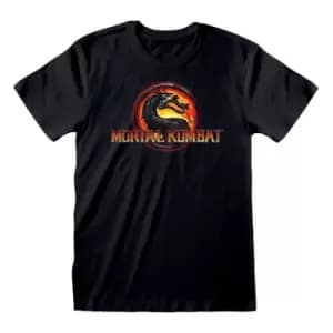 Mortal Kombat T-Shirt Logo Size L