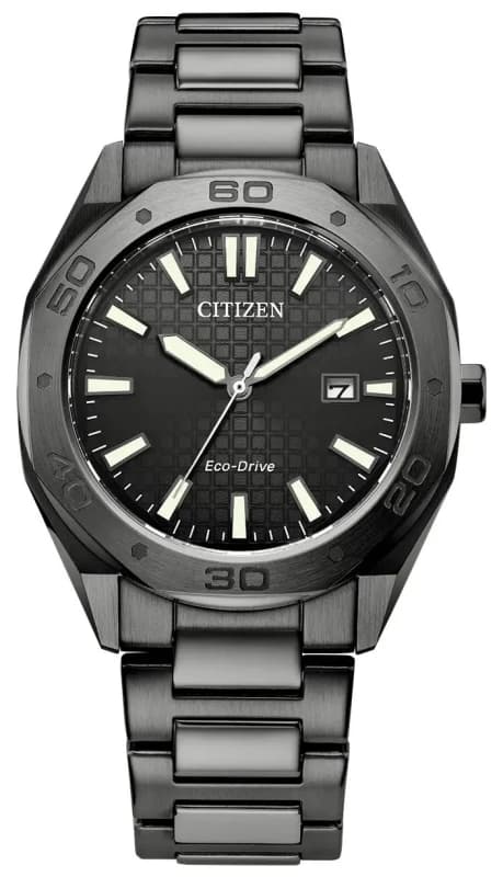 Citizen BM7637-81H Weekender Grey IP Bracelet Watch - W38386