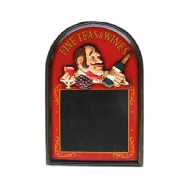 Minster Wine Waiter With Menu Board - L3 X W40 X H60 Cm - Black