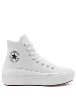 Converse Chuck Taylor All Star Move Platform Hi - White/White/White, Size 6, Women