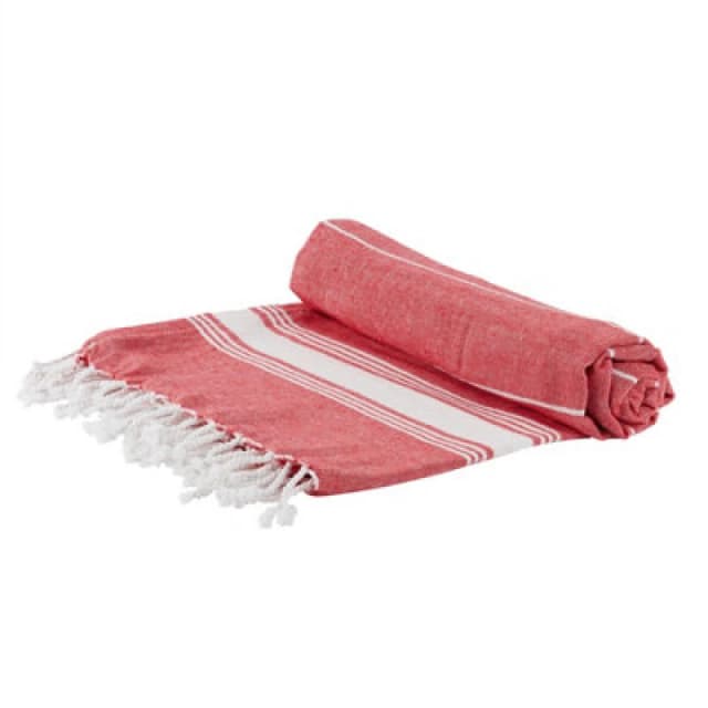 Nicola Spring Turkish Cotton Bath Towel - 170 X 90Cm - Red