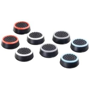 Hama - 8-in-1 Control Stick Attachments Set for Nintendo Switch, Black