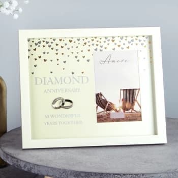 Amore Diamond Anniversary Photo Frame 4x6