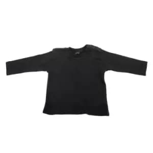 Babybugz Baby Girl Long Sleeve Tee / Baby And Toddlerwear (18-24) (Black)