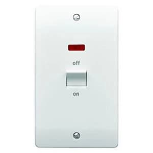 MK 50A Dp Neon Switch K5215RPWHI