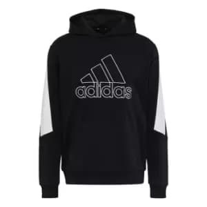 adidas Future Icons Embroidered Badge of Sport Hoodie Men - Black