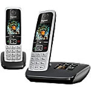 Gigaset DECT Telephone C630A Twin Black, Silver