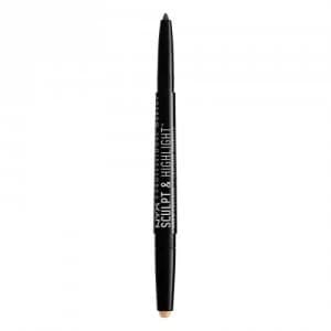 NYX Professional Makeup Sculpt & Highlight Brow Contour Black/Golden peach
