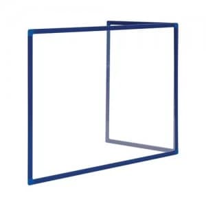 Bi-Office Duo Glass Board 600mm 900x600 Bl Alu Frm