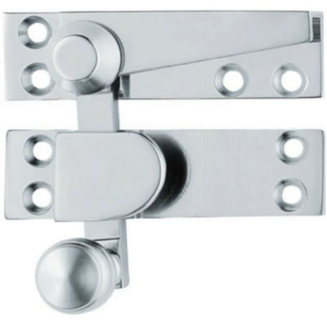 Loops Quadrant Arm Sash Window Fastener 70 x 20mm 35mm Projection Satin Chrome Multi unisex