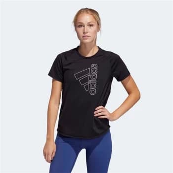adidas Womens Tech Badge Of Sport T-Shirt - Black