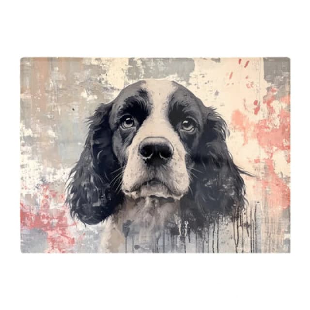 Warren Reed Designer Banksy Inspired Cocker Spaniel Chopping Board
