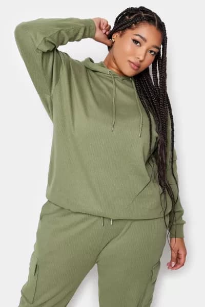 Ribbed Cargo Hoodie