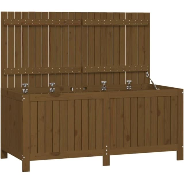 VIDAXL Garden Storage Box Honey Brown 147x68x64cm Solid Wood Pine Vidaxl 8720845678098