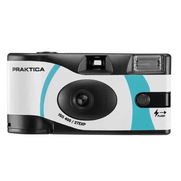 Praktica PRAKTICA Luxmedia 35mm Disposable Film Camera with Flash & 27 Exposure ISO400 Film (Single) N21F