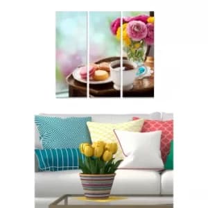MDF2713698 Multicolor Decorative MDF Painting (3 Pieces)