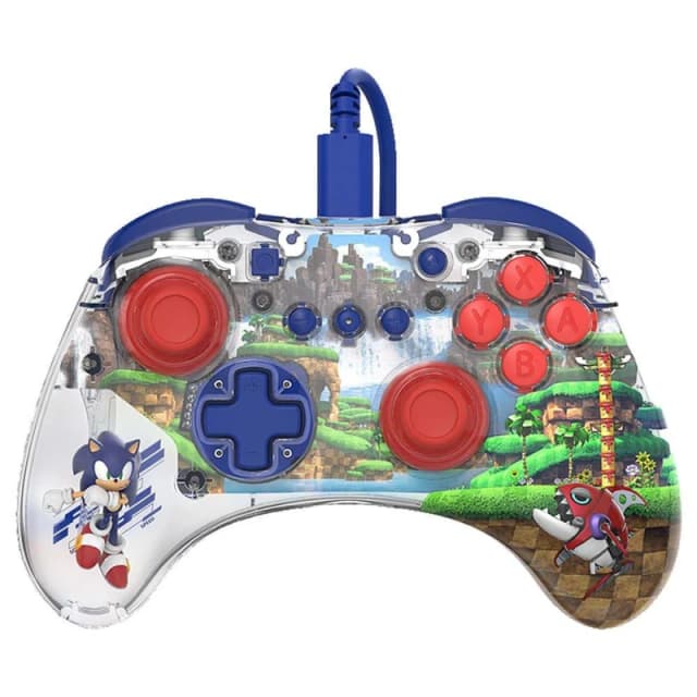 PDP REALMz Wired Controller: Sonic Green Hill Zone, For Nintendo...