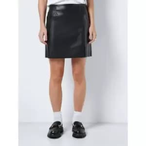Faux Leather Mini Skirt