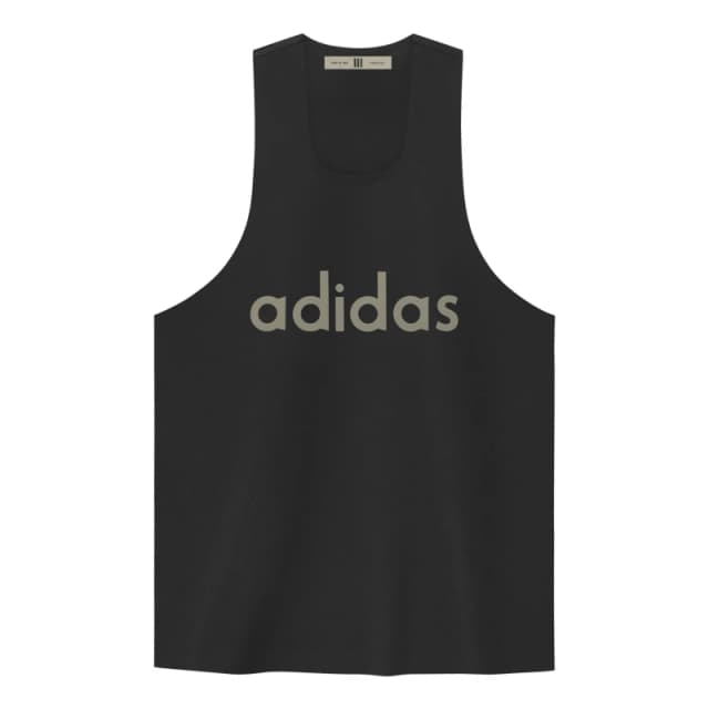 adidas Mens Athletic Tank Performance Basketball Jersey Black male 2XS