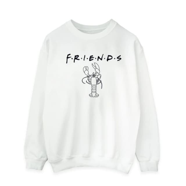 Friends Friends Men Lobster Logo Sweatshirt in White Size: Small White S Male 5063376923910