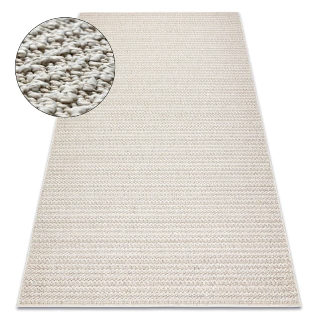 RugsX Carpet Jersey 19236 Beige - Structural, Loop Boho 120X170 Cm