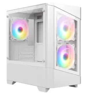 CiT Level 1 Glass Mid Tower Gaming Case - White